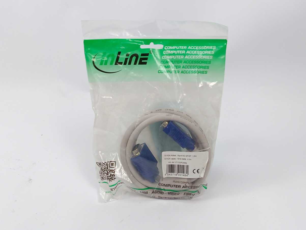 inLine 17715 S-VGA Cable 15pol HD 1,5m