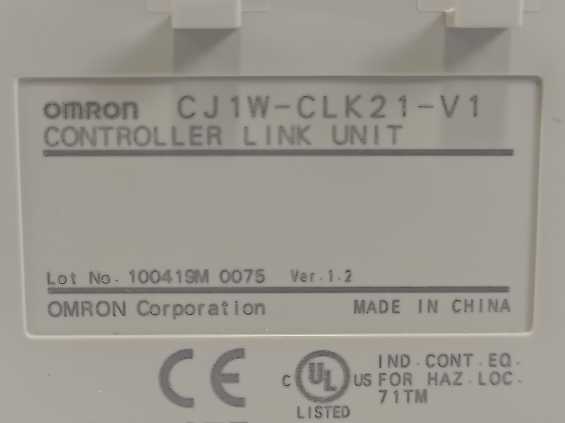 OMRON CJ1W-CLK21-V1 Controller Link Unit