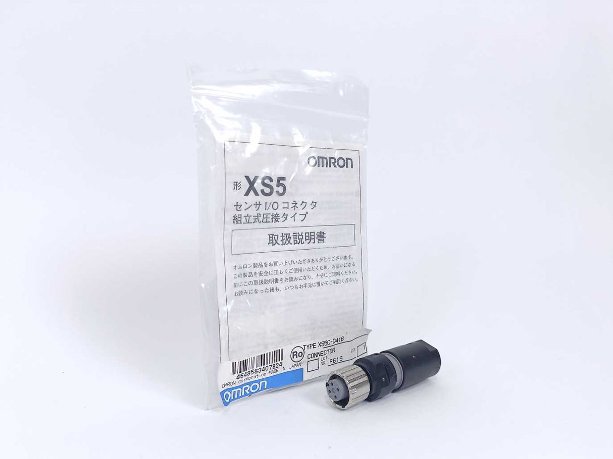 OMRON XS5C-D418 Smartclick M12 Field Assembly Connector