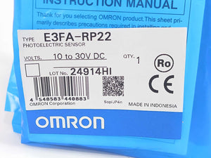 OMRON E3FA-RP22 Photoelectric Sensor