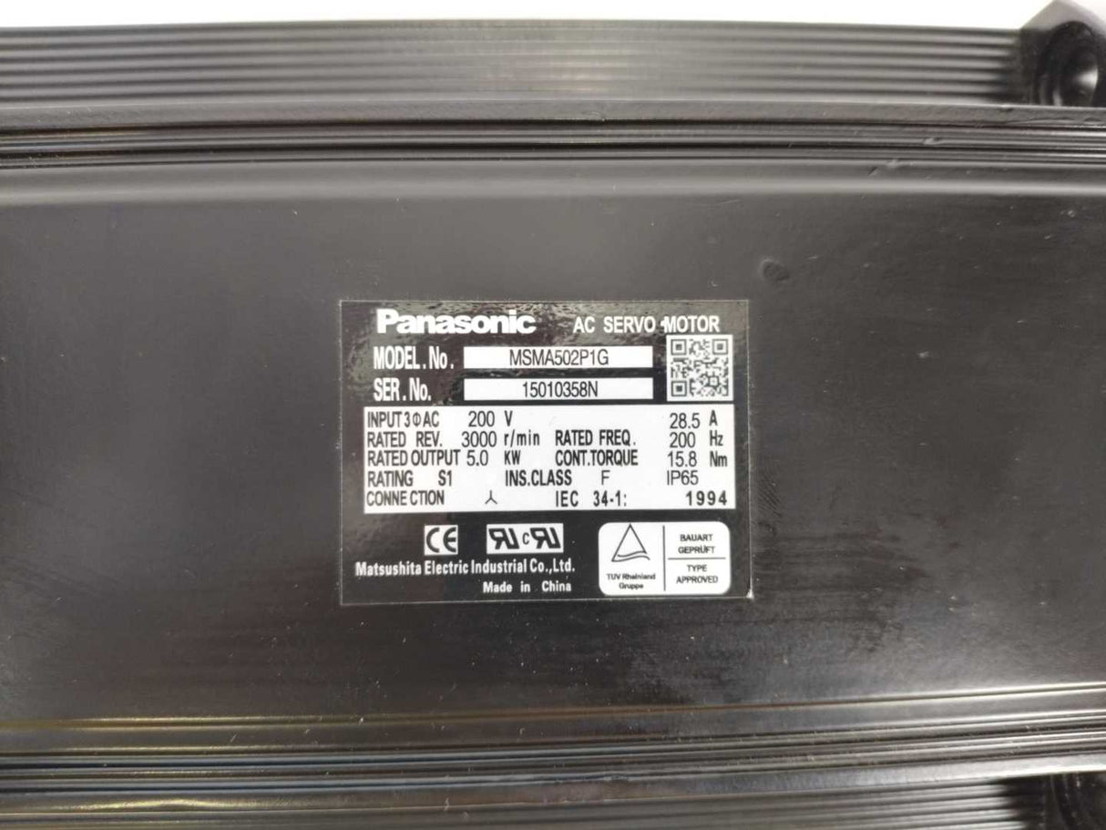 Panasonic  MSMA502P1G MINAS A4 Family AC Servo motor