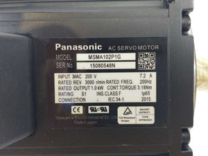 Panasonic  MSMA102P1G AC Servo Motor