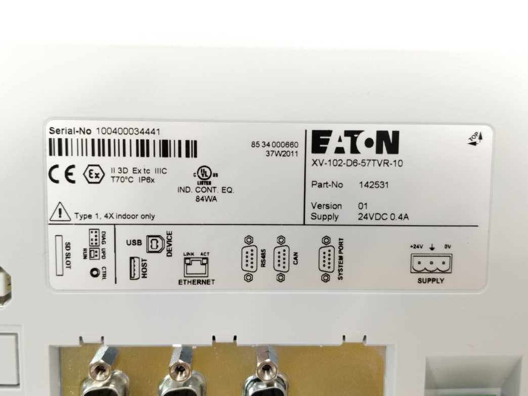 Eaton 142531 XV-102-D6-57TVR-10 Touch panel