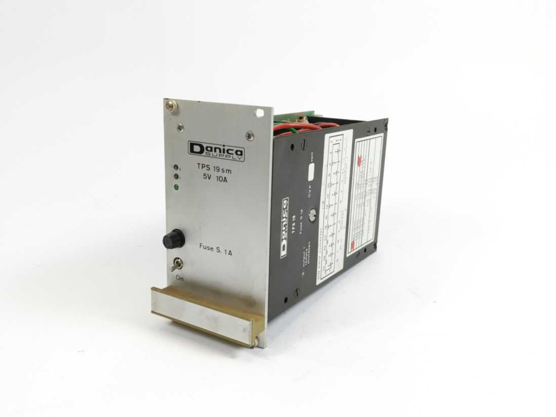 Danica Supply TPS19SM 61611 5V 10A Fuse S. 1A DIN 41612 Connector