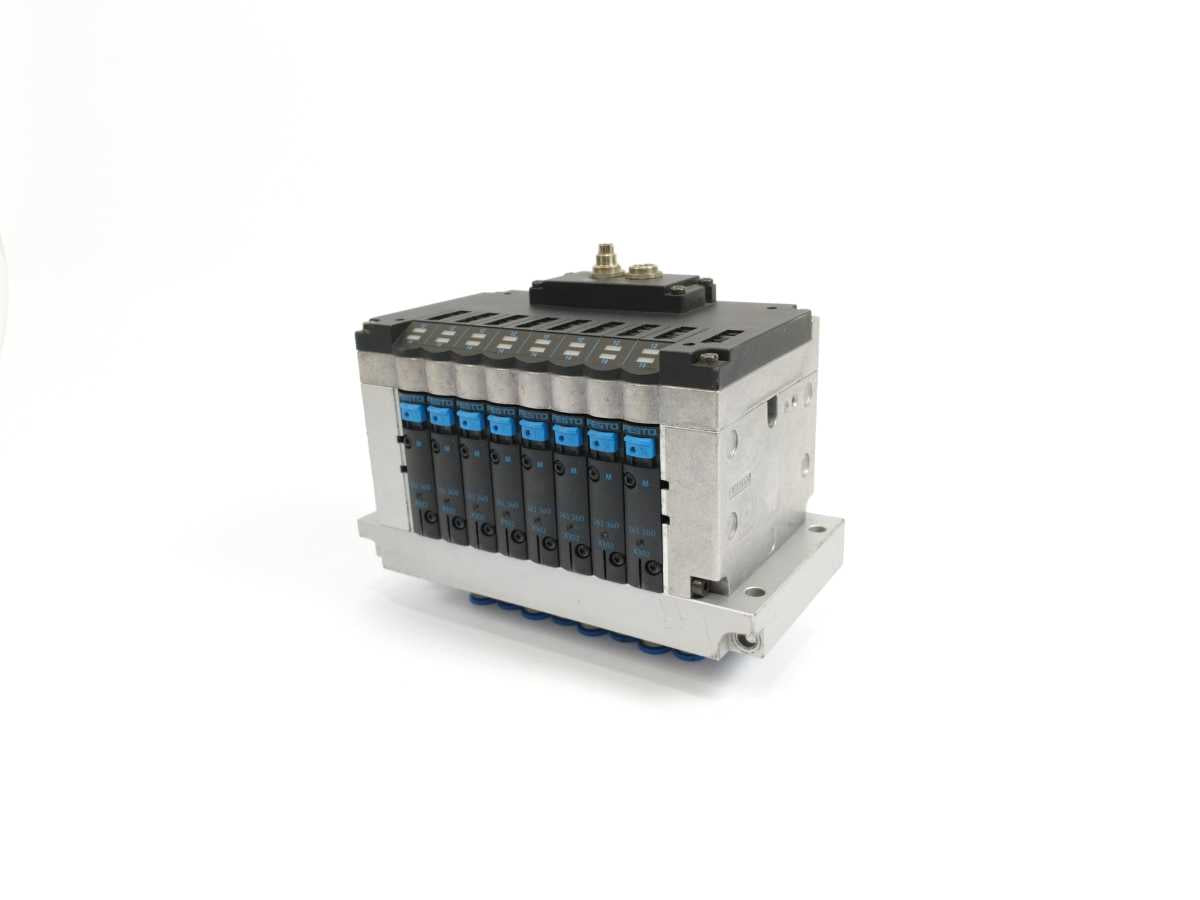Festo 18262 w/ 152427 & 8x 161360 Distribution Block