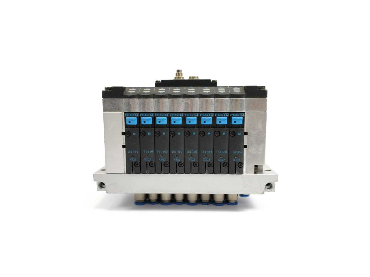 Festo 18262 w/ 152427 & 8x 161360 Distribution Block