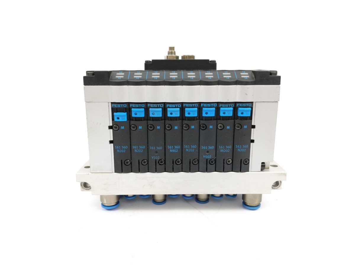 Festo 18210 CPV-14-VI 8x Festo 161360 CPV14-M1H-5LS-1/8