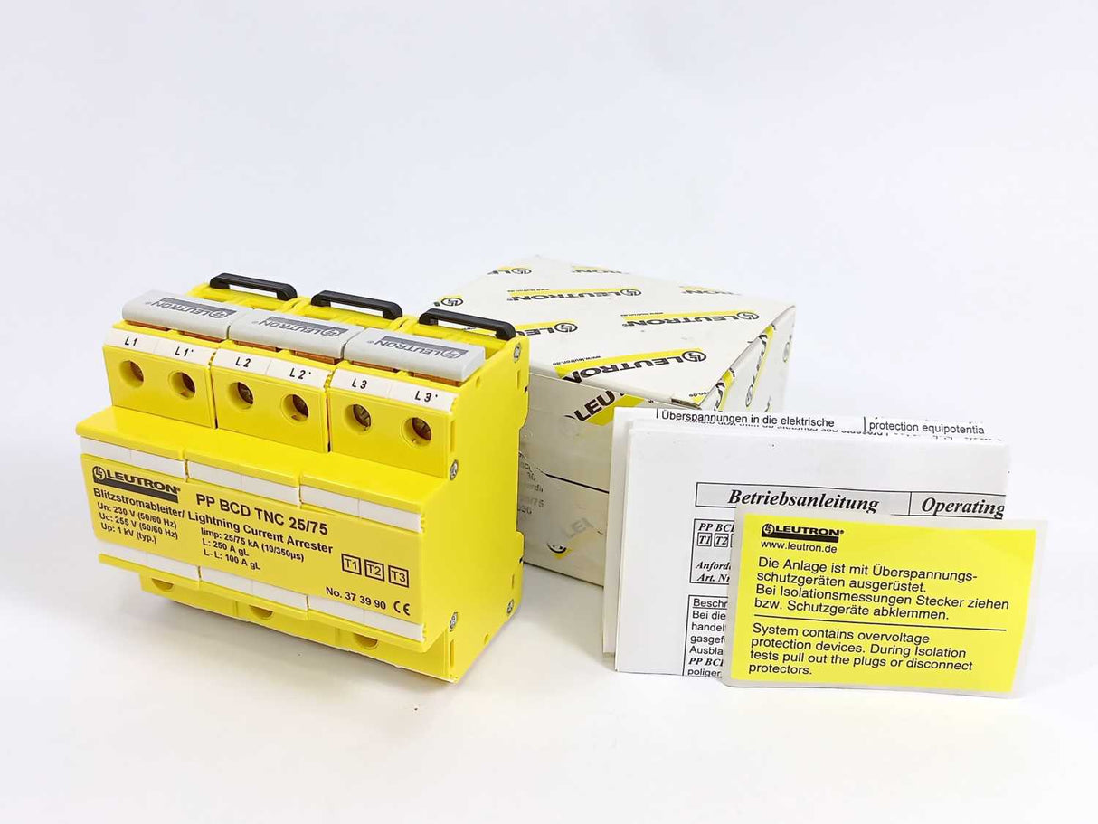 Leutron 373990 PP BCD TNC 25/75 Lightning Current Arrester