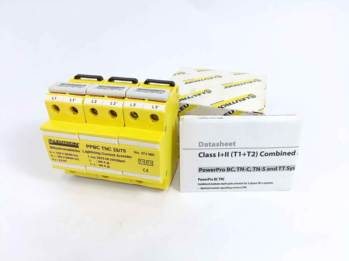 Leutron 373980 PPBC TNC 25/75 Three-Pole Surge Protective Device