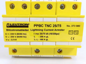 Leutron 373980 PPBC TNC 25/75 Three-Pole Surge Protective Device