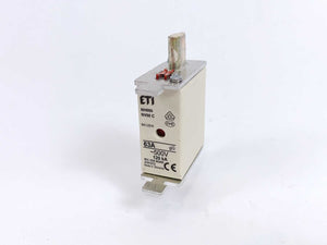ETI 004181212 Fuse Links 63A 500V NH000 NV00 C 3Pcs.