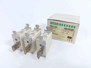 Siemens 3NA3 830 Fuse 100A 500V gL/gG NH000 120kA 3 Pcs.