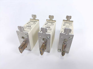Siemens 3NA3 830 Fuse 100A 500V gL/gG NH000 120kA 3 Pcs.