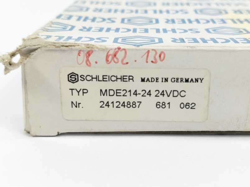 Schleicher 4.02.200.214/B MDE 214-24-48 Output Module 24VDC
