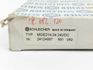Schleicher 4.02.200.214/B MDE 214-24-48 Output Module 24VDC