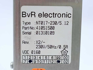 BvR Electronic 41051500 NT017-230/5.12 Power Supply UNMP