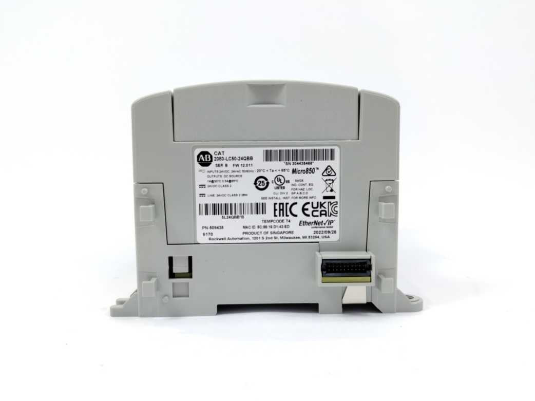 AB 2080-LC50-24QBB Ser. B Micro850 EtherNet/IP Controllers