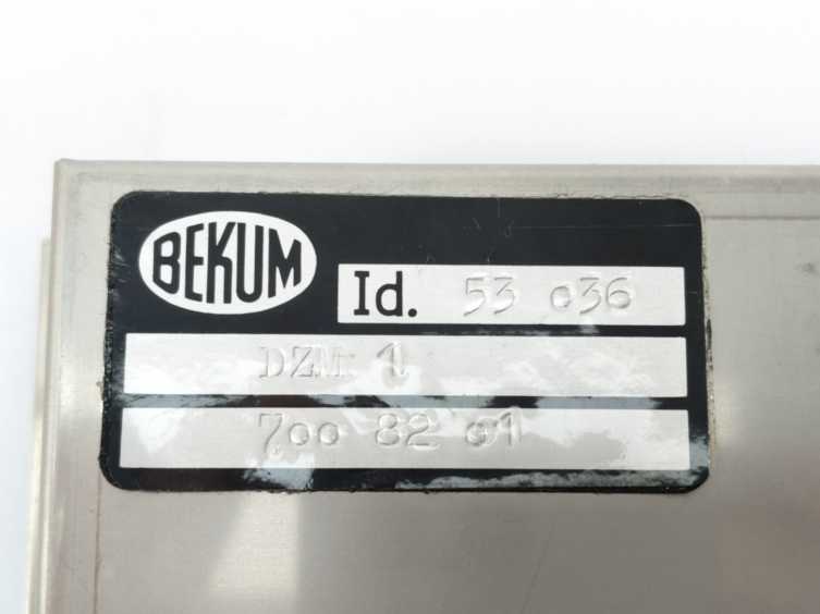 Bekum 53036 DZM1 Power Supply Unit With Numerical Display