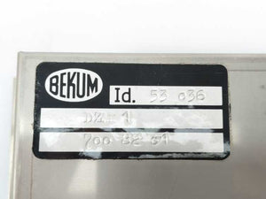 Bekum 53036 DZM1 Power Supply Unit With Numerical Display