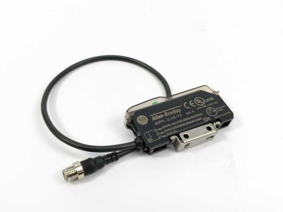 AB 45FPL-2LHE-Y3 Ser. A Photoswitch Fiber OPtic With Digital Display