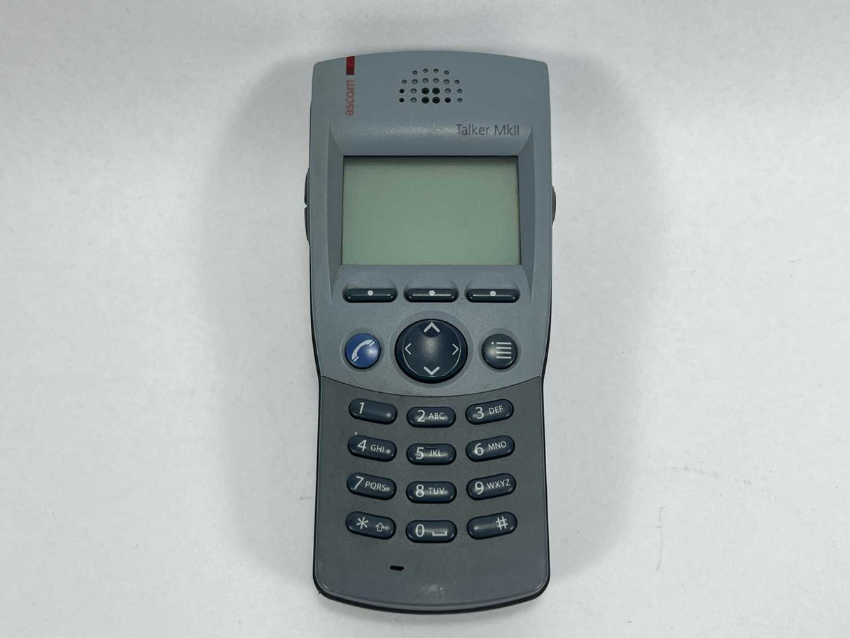 Ascom 9d24 Talker MkII with DC2-1001/1B Desktop Charger in Grey 5VDC