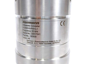 Herrmann 180808 CCS20-S-IP50-L-I Ultrasonic Converter 20kHz