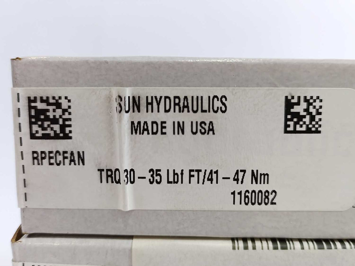 Sun Hydraulics RPECFAN Balanced Piston Relief Valve