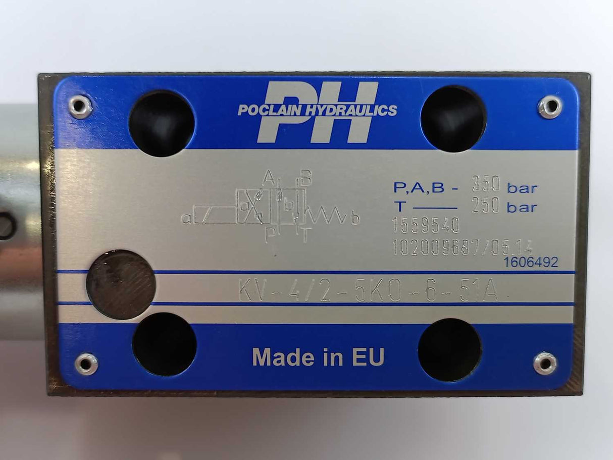 POCLAIN Hydraulics KV-4/2-5K0-6-51A Directional Control Valve
