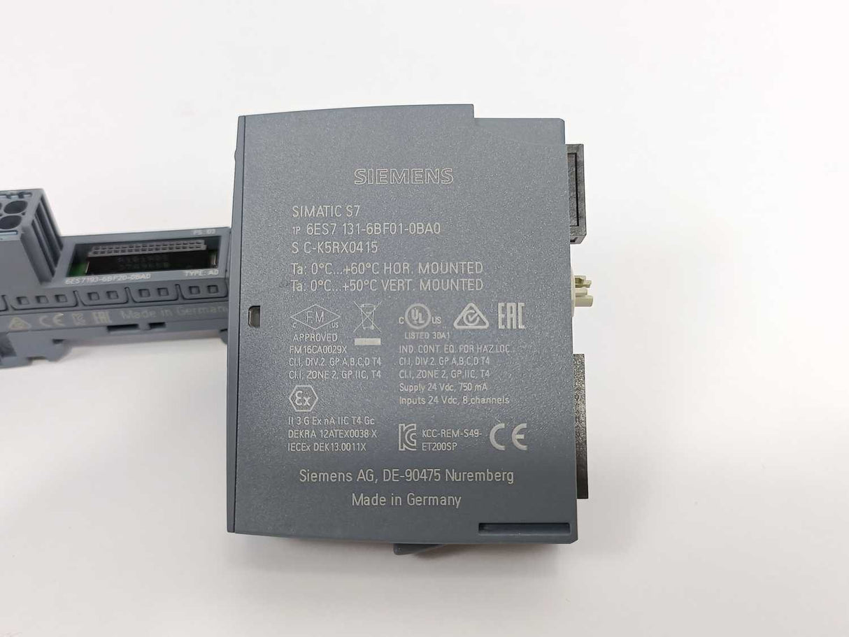 Siemens 6ES7131-6BF01-0BA0 SIMATIC ET 200SP Digital Input Module, Batch 6pcs