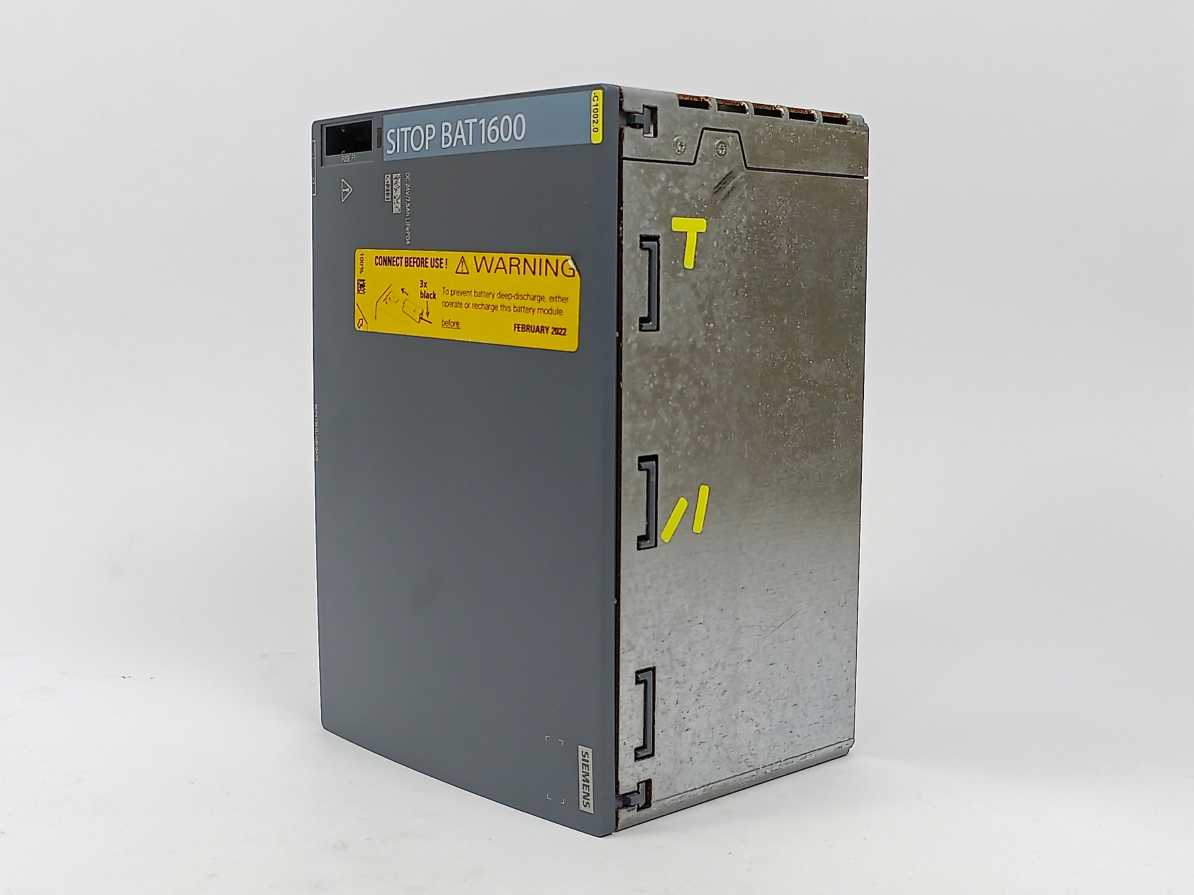Siemens 6EP4134-0JA00-0AY0 SITOP BAT1600 24 V DC 7.5 Ah