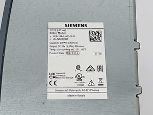 Siemens 6EP4134-0JA00-0AY0 SITOP BAT1600 24 V DC 7.5 Ah