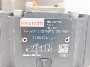 Rexroth R900951449 4WS2EM 6-22/5B11ET315K17EV Hydraulic Servo Valve