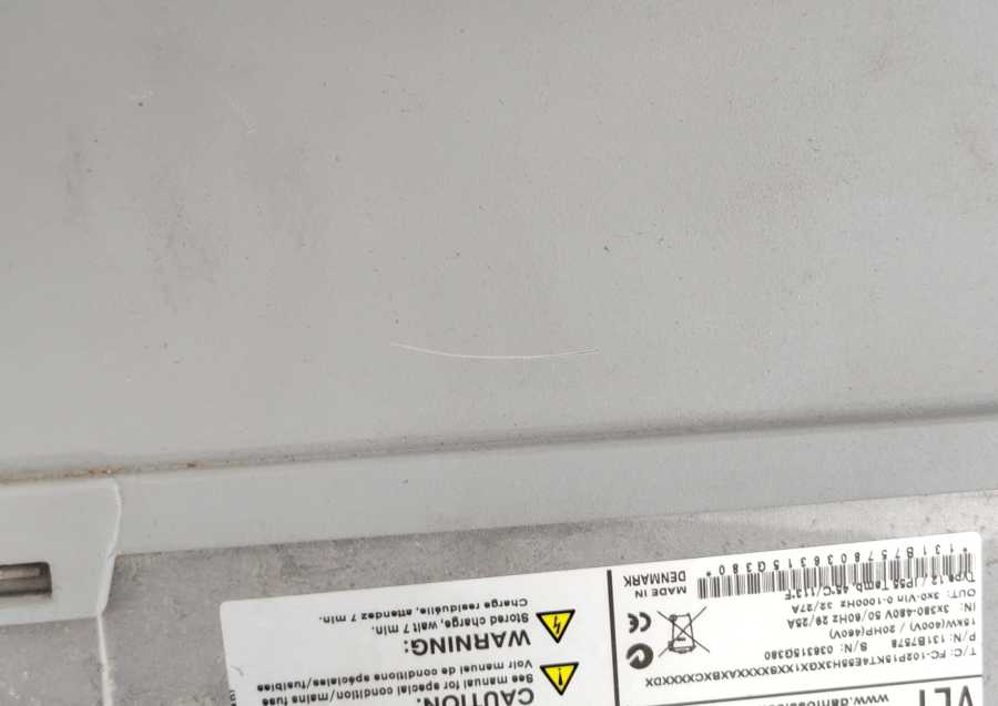 Danfoss 131B7578 FC-102P15KT4E55H3XGX 15 KW/20 HP VLT