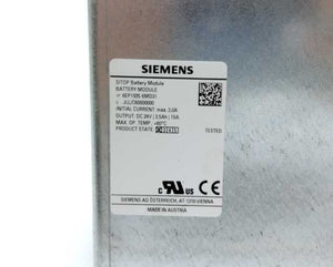 Siemens 6EP1935-6MD31 SITOP pure lead-acid battery module 24 V/2.5 Ah