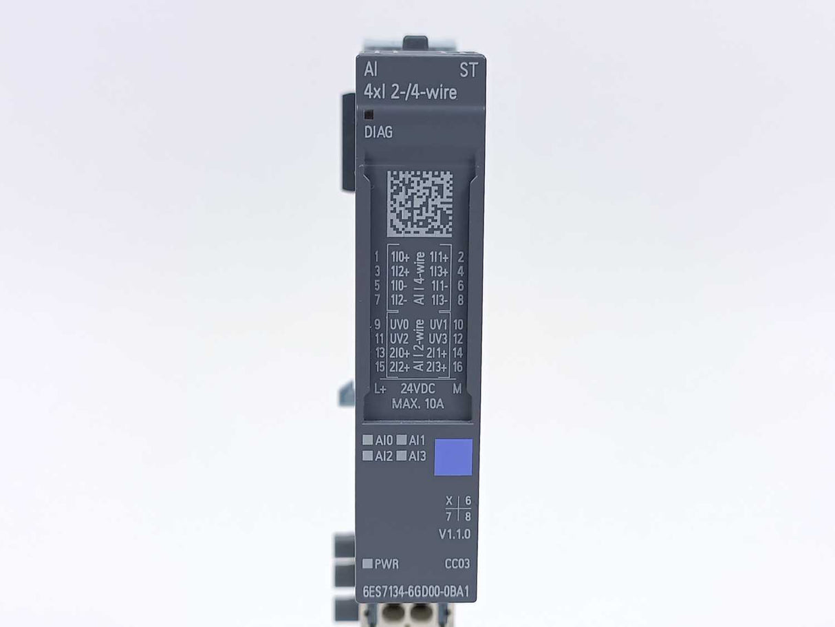 Siemens 6ES7134-6GD00-0BA1 Analog Input Module w/ 6ES7193-6BP20-0DA0