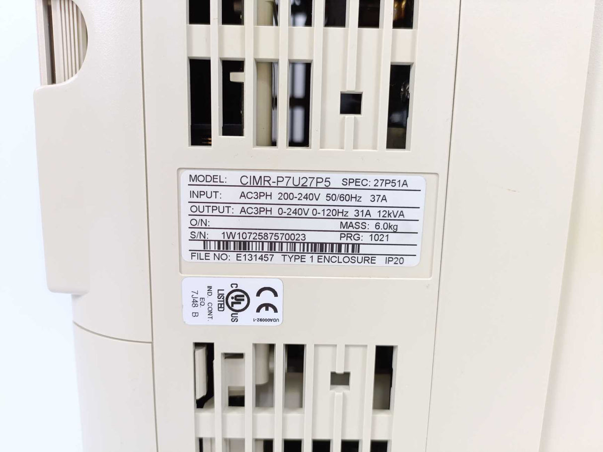YASKAWA CIMR-P7U27P5 P7 Drive 12kVA 31A