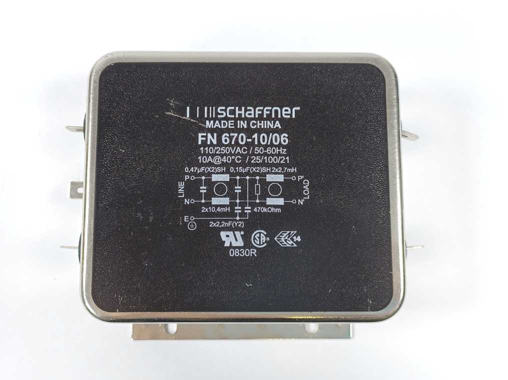 SCHAFFNER FN670-10/06 Performance Line Filter