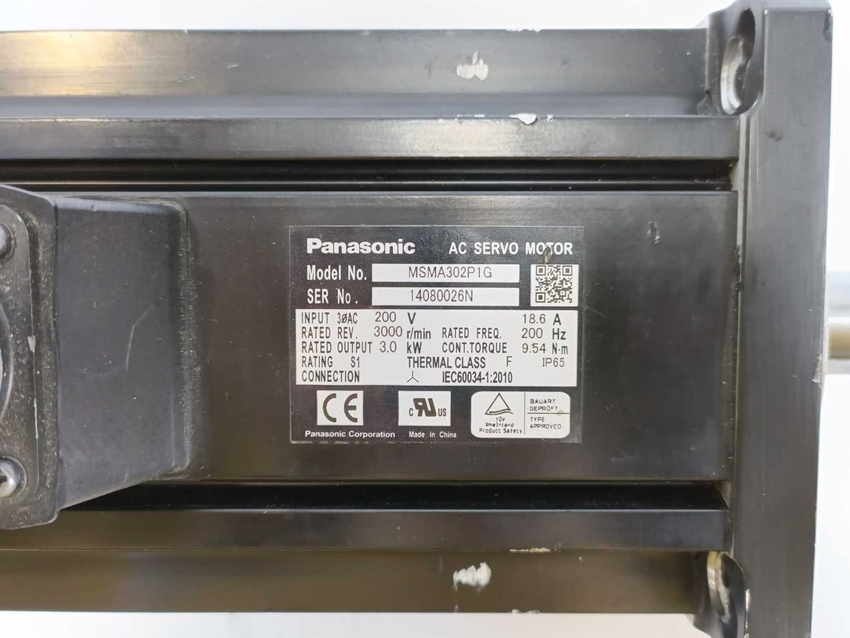 Panasonic  MSMA302P1G MINAS A4 Family AC Servo Motor