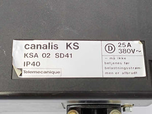 Schneider / Telemecanique KSA02SD41 Canalis KS, 25A, 380V KSA 02 SD41