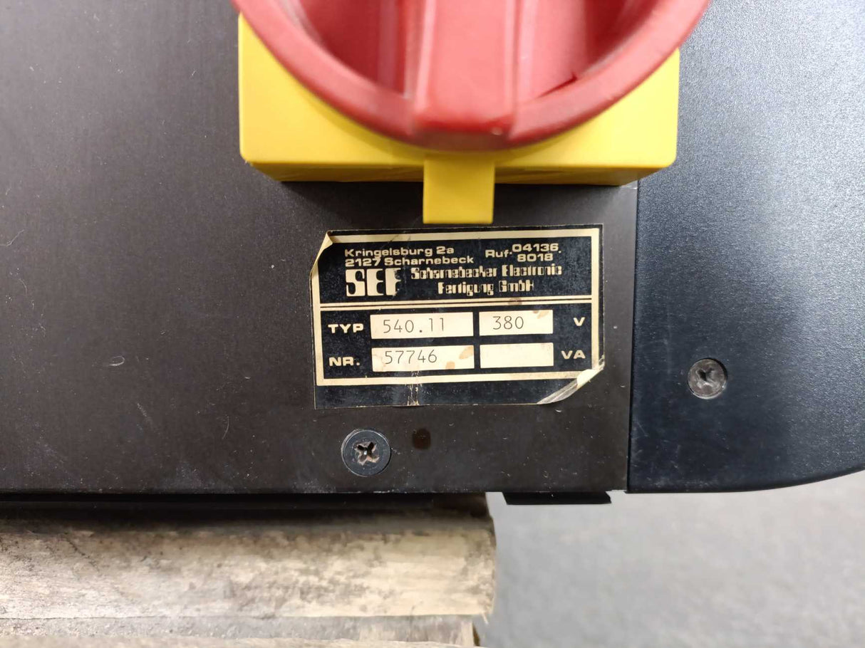 SEF 540.11 RS232C, Reflow Oven