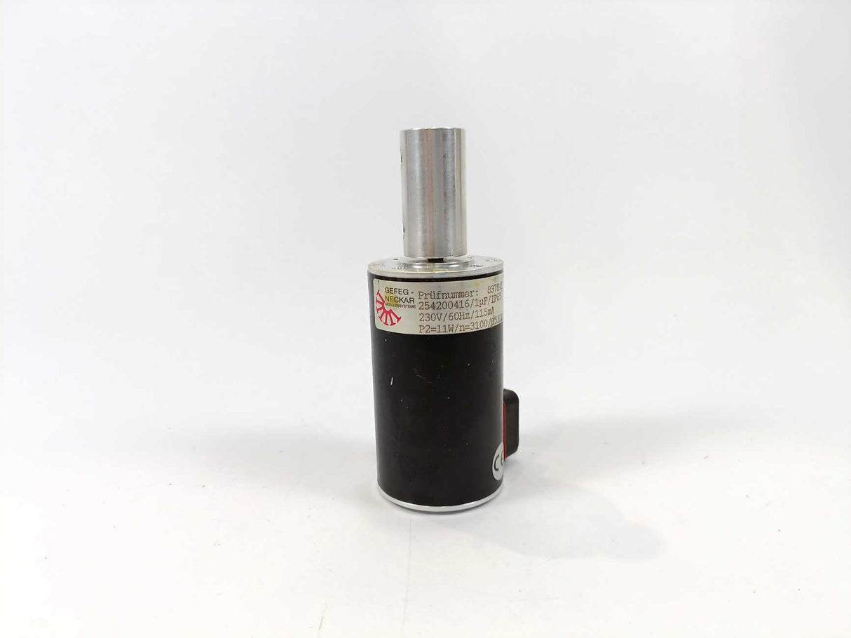 GEFEG-NECKAR 254200416 230V/60Hz/115mA, P2=11W/n=3100/0530E 837845