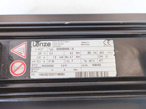 LENZE MDSKSRS056-33 Servo Motor 325V, 4.2Nm, 200Hz, 4000r/min