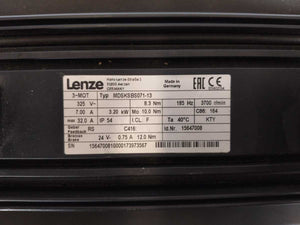 LENZE MDSKSBS071-13 15003607 Servo Motor, 325V, 8.3Nm, 185Hz, 3700 1/min