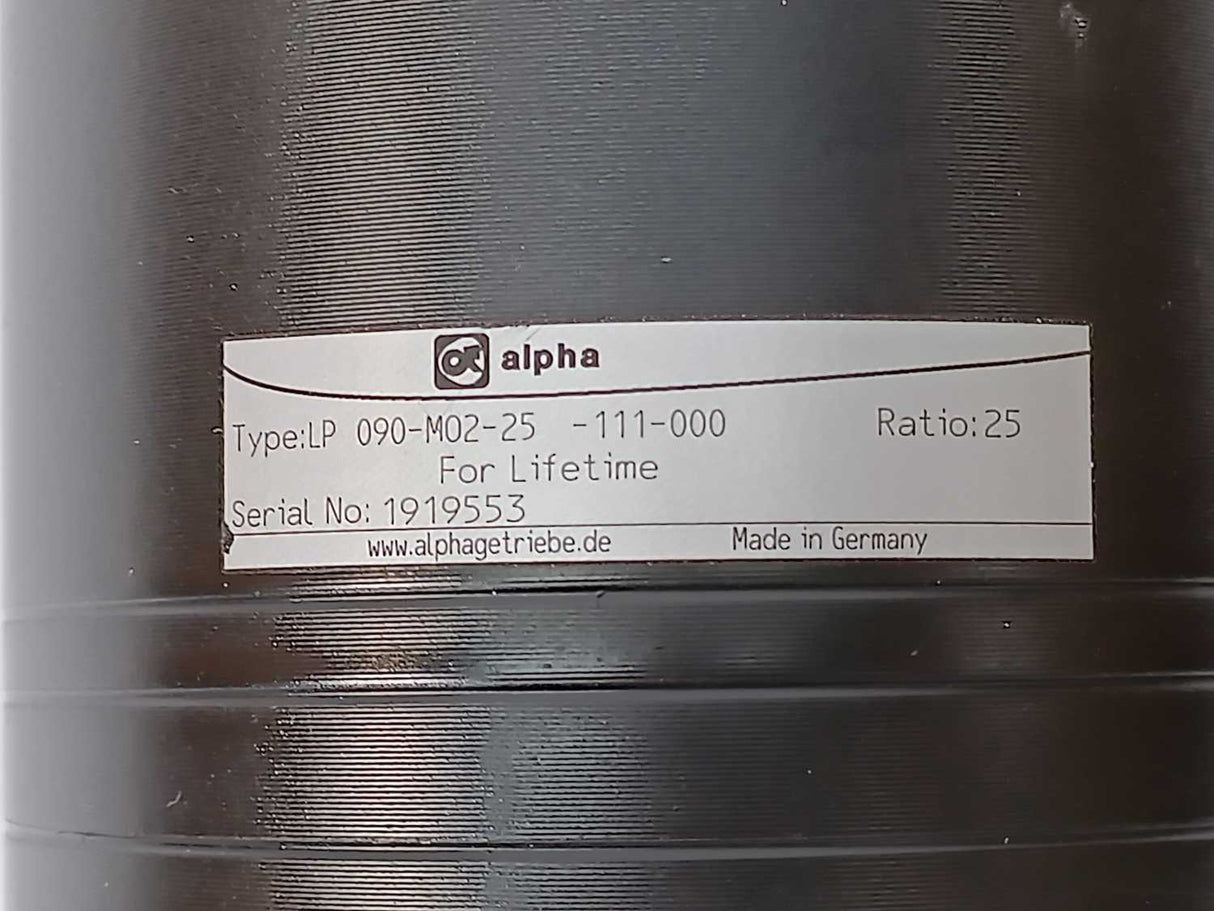 Alpha getriebe LP090-M02-25-111-000 Servo Motor