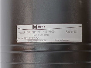 Alpha getriebe LP090-M02-25-111-000 Servo Motor