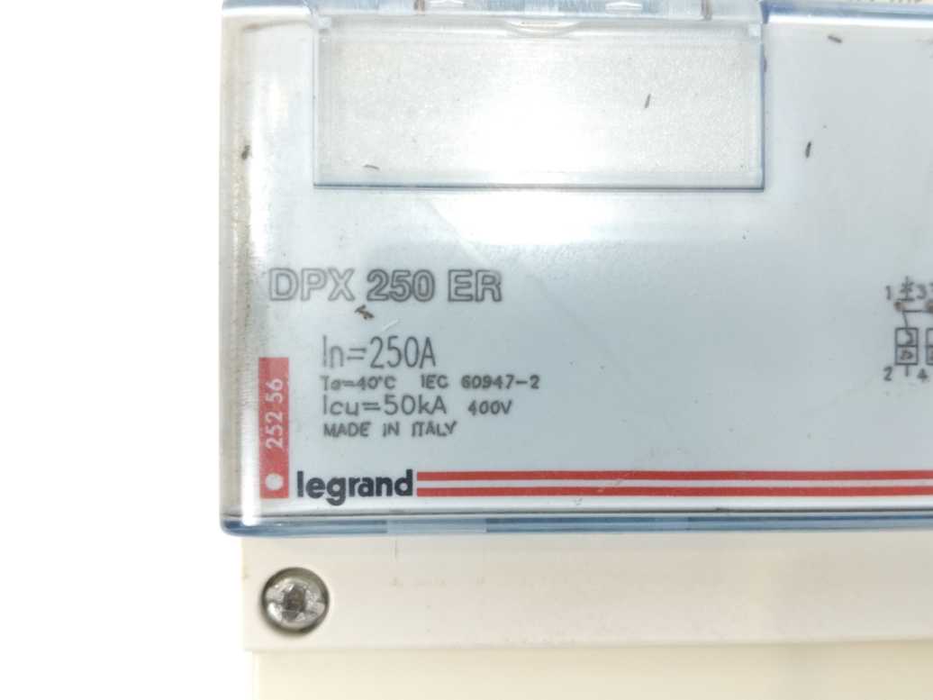 Legrand 25256 DPX250ER Circuit Breaker