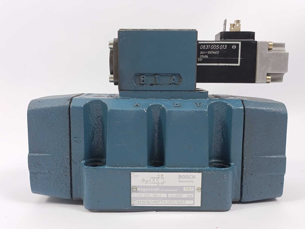 Bosch 0810050069 081WV16P1N345PTWS024/00A0 Pilot-Controlled Directional Valve