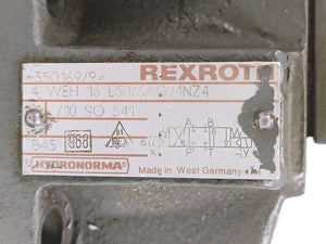 Rexroth Hydronorma 350169/9 4WEH16E50/6AG24NZ4/10SO541 Valve
