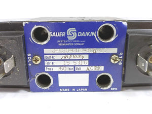 SAUER DAIKIN J-KS0-G02-3CD-10 Solenoid Valve