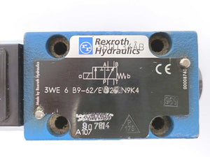 Rexroth Hydronorma 3WE6B9-62/EG24N9K4 Directional Spool Valve